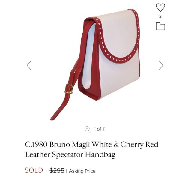 5342-Túi đeo chéo-BRUGNO MAGLI Italy leather crossbody bag16