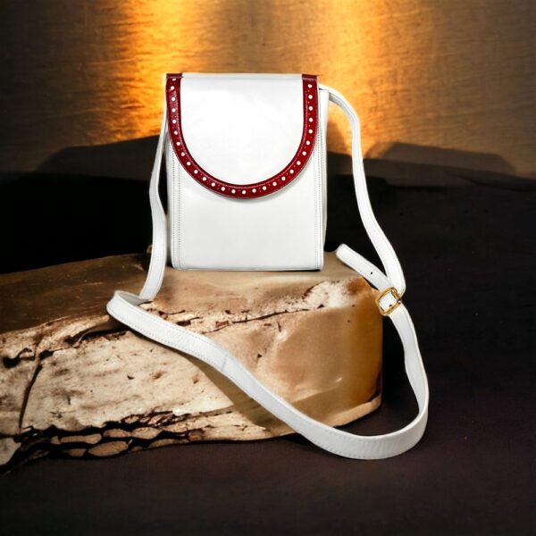 5342-Túi đeo chéo-BRUGNO MAGLI Italy leather crossbody bag0