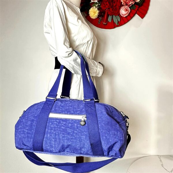 5358-Túi thể thao/xách tay/đeo vai-KIPLING Sapphire Blue Duffle Bag1
