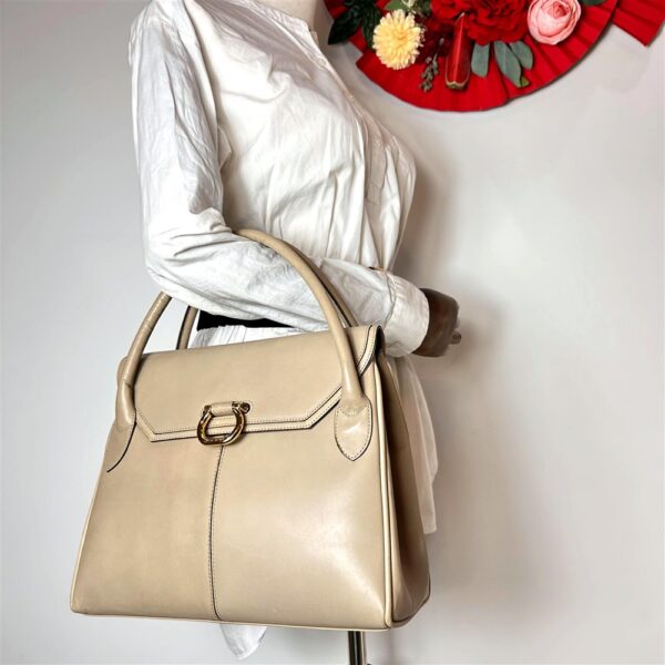 5362-Túi xách tay-PIERRE BALMAIN leather vintage handbag1