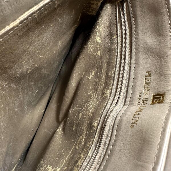 5362-Túi xách tay-PIERRE BALMAIN leather vintage handbag14