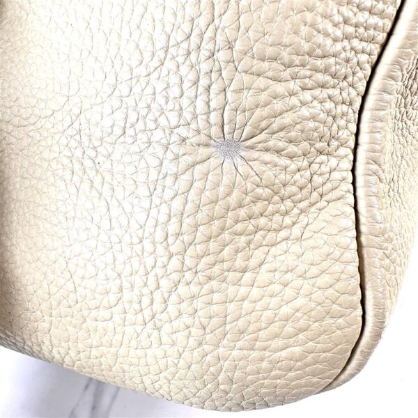 5360-Túi xách tay- ADMJ (Accessoires De Mademoiselle) cream leather tote bag14