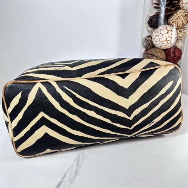 5304-Túi xách tay/đeo vai-COACH Zibra pattern large tote bag7