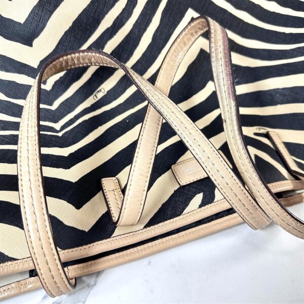 5304-Túi xách tay/đeo vai-COACH Zibra pattern large tote bag11