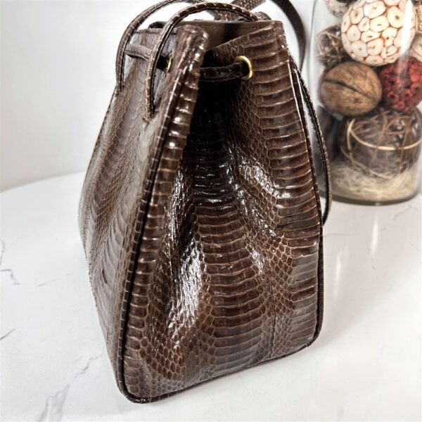 5373-Túi đeo vai-Snake leather long straps shoulder bag8