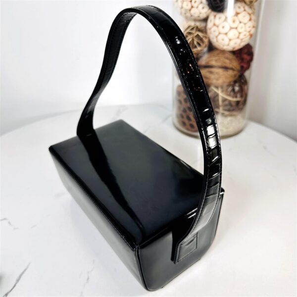 5388-Túi xách tay-KITAMURA 2 Yokohama patent leather handbag-Như mới7