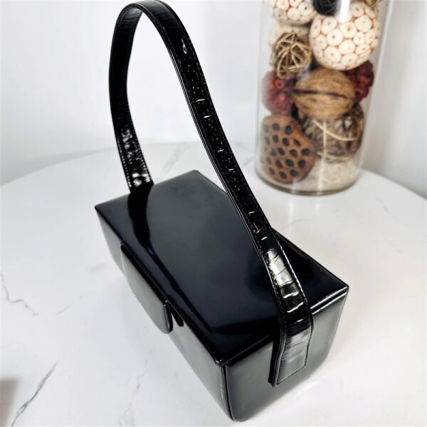 5388-Túi xách tay-KITAMURA 2 Yokohama patent leather handbag-Như mới8