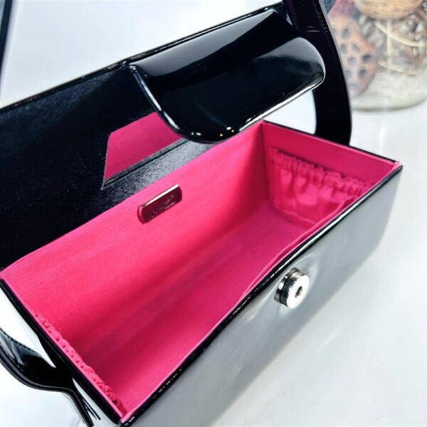 5388-Túi xách tay-KITAMURA 2 Yokohama patent leather handbag-Như mới10