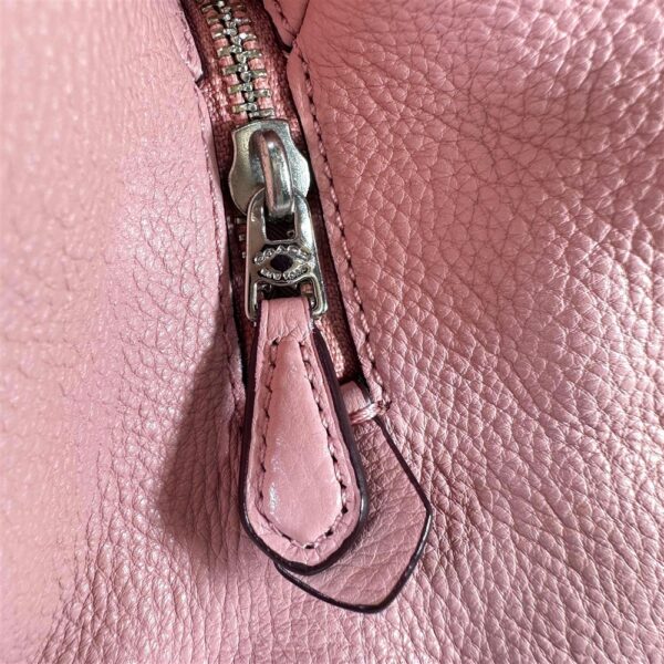 5385-Túi xách tay/đeo vai-COACH Phoebe pink leather shoulder bag-Như mới14
