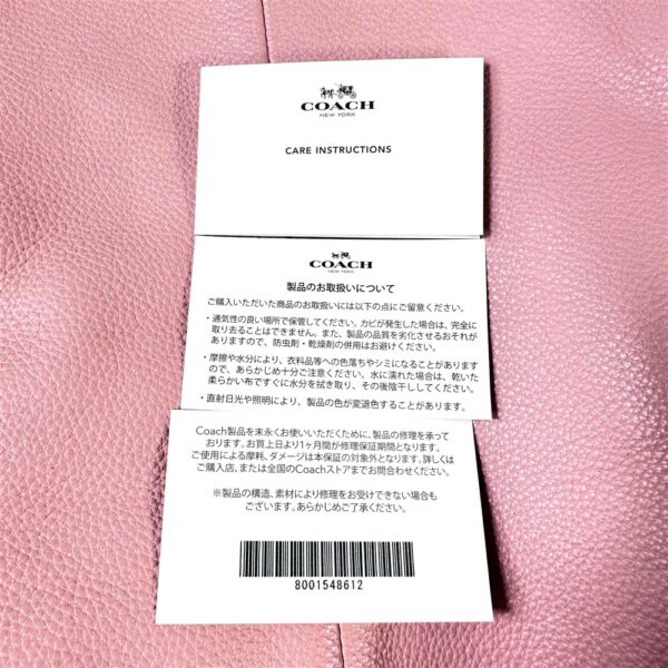 5385-Túi xách tay/đeo vai-COACH Phoebe pink leather shoulder bag-Như mới21