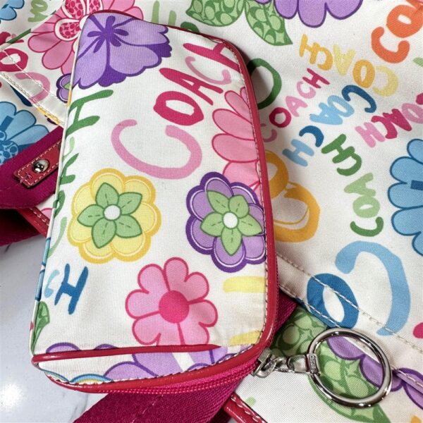 5384-Túi xách tay/đeo vai-COACH Daisy floral tote bag16
