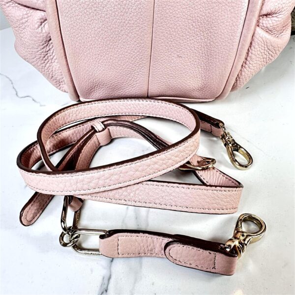 5392-Túi xách tay/đeo chéo-SAZABY pink leather satchel bag10