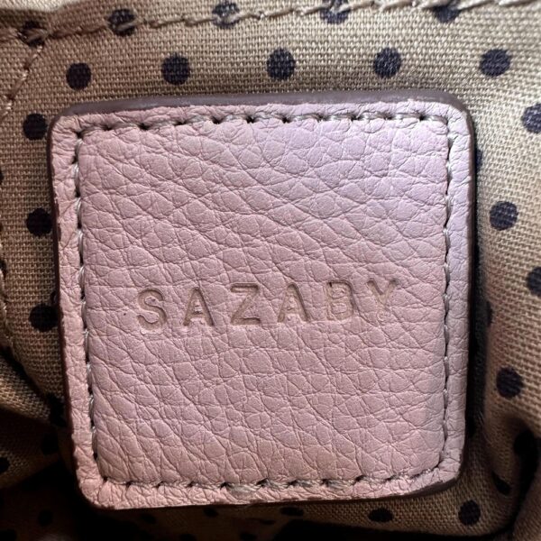5392-Túi xách tay/đeo chéo-SAZABY pink leather satchel bag14