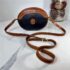5391-Túi đeo chéo-TRUSSARDI Italy vintage leather small crossbody bag2