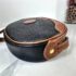 5391-Túi đeo chéo-TRUSSARDI Italy vintage leather small crossbody bag6