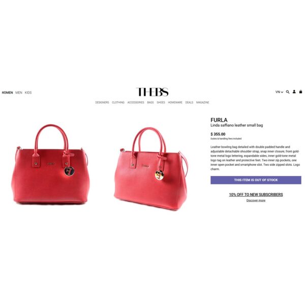 5344-Túi xách tay/đeo vai-FURLA Linda red epi leather satchel bag-Mới/Chưa sử dụng22