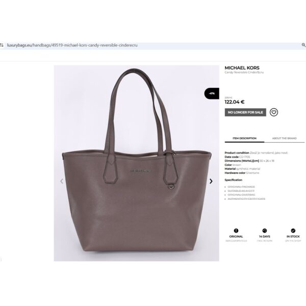 5383-Túi xách tay/đeo vai-MICHAEL KORS open tote bag-Gần như mới16