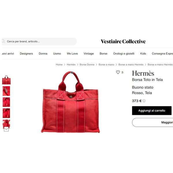 5367-Túi xách tay-HERMES Herline cloth handbag-Đã sử dụng18
