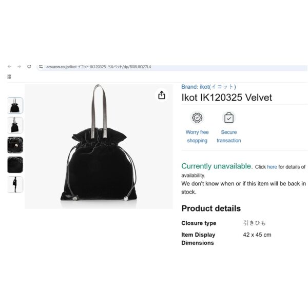 5398-Túi đeo vai/xách tay-IKOT green velvet tote bag-Như mới16