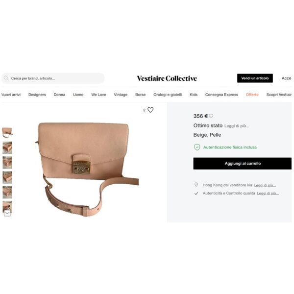 5380-Túi đeo chéo/đeo vai-FURLA Metropolis medium crossbody/shoulder bag-Gần như mới25