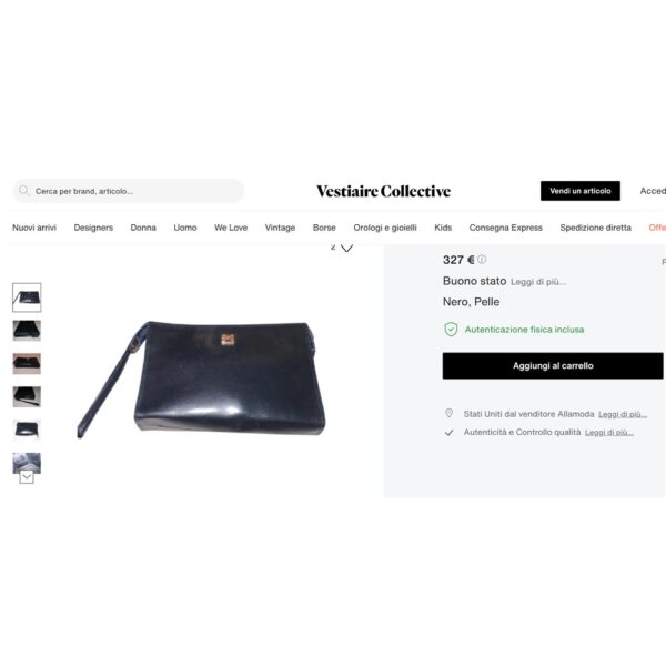 5395-Túi cầm tay nam-GIVENCHY leather men’s clutch-Chưa sử dụng13