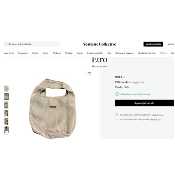 5323-Túi đeo vai/xách tay-ETRO Paisley nylon canvas tote bag-Gần như mới15