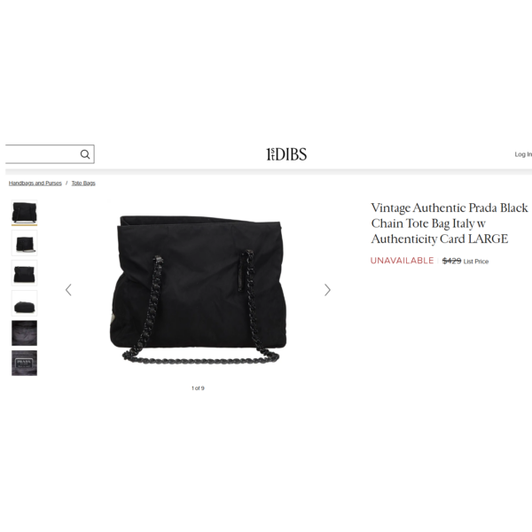 5275-Túi đeo vai-PRADA TESSUTO Black Chain nylon shoulder bag-Đã sử dụng/Khá mới19