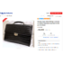 5340-Cặp nam-GIANNI VERSACE vintage crocodile embossed leather briefcase19