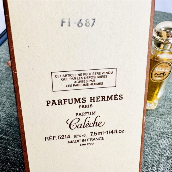 6164-HERMES Caleche Parfum 7.5ml splash perfume-Nước hoa nữ-Đã sử dụng5