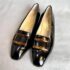 3923-Size 36.5 (23.5cm)-SALVATORE FERRAGAMO leather loafers-Giầy bệt nữ-Đã sử dụng1