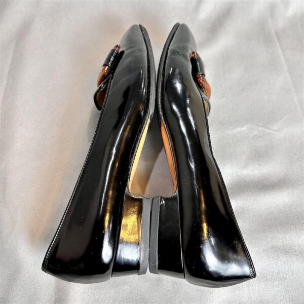 3923-Size 36.5 (23.5cm)-SALVATORE FERRAGAMO leather loafers-Giầy bệt nữ-Đã sử dụng6