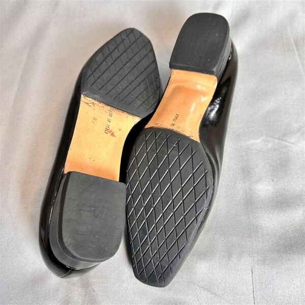 3923-Size 36.5 (23.5cm)-SALVATORE FERRAGAMO leather loafers-Giầy bệt nữ-Đã sử dụng11