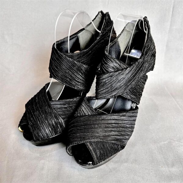 3930-Size 37.5-38(24.5-25cm)-AJST DESIGN cloth high heels-Giầy nữ-Đã sử dụng1