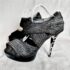 3930-Size 37.5-38(24.5-25cm)-AJST DESIGN cloth high heels-Giầy nữ-Đã sử dụng4