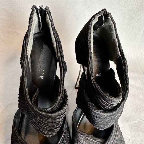 3930-Size 37.5-38(24.5-25cm)-AJST DESIGN cloth high heels-Giầy nữ-Đã sử dụng8
