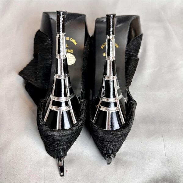 3930-Size 37.5-38(24.5-25cm)-AJST DESIGN cloth high heels-Giầy nữ-Đã sử dụng12