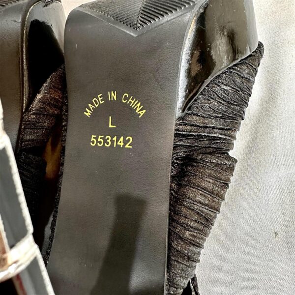 3930-Size 37.5-38(24.5-25cm)-AJST DESIGN cloth high heels-Giầy nữ-Đã sử dụng13