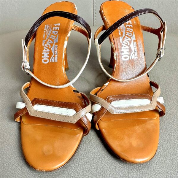 3956-Size 5/35.5 (22.5cm)-SALVATORE FERRAGAMO sandals-Sandel nữ-Đã sử dụng3