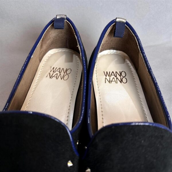 3987-Size 37 (23.5/24cm)-WANO NANO Japan Suede leather loafers-Giầy nữ-Mới/Chưa sử dụng7