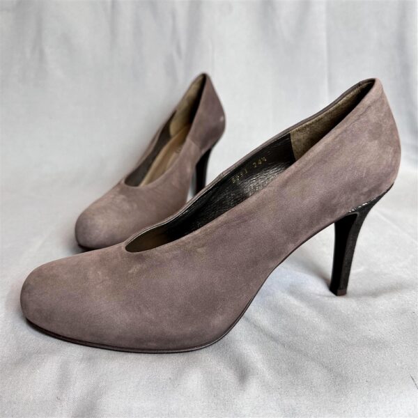 7510-Size 37.5 (24.5cm)-UNTITLED suede leather high heels-Giầy nữ-Khá mới/chưa sử dụng6