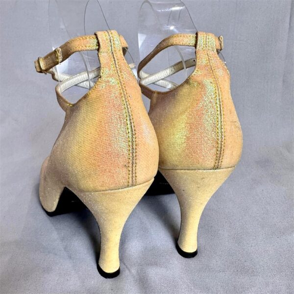 7519-Size 36 (23cm)-LANVIN metallic Ankel Strap Sandals-Sandal nữ-Đã sử dụng/khá mới6