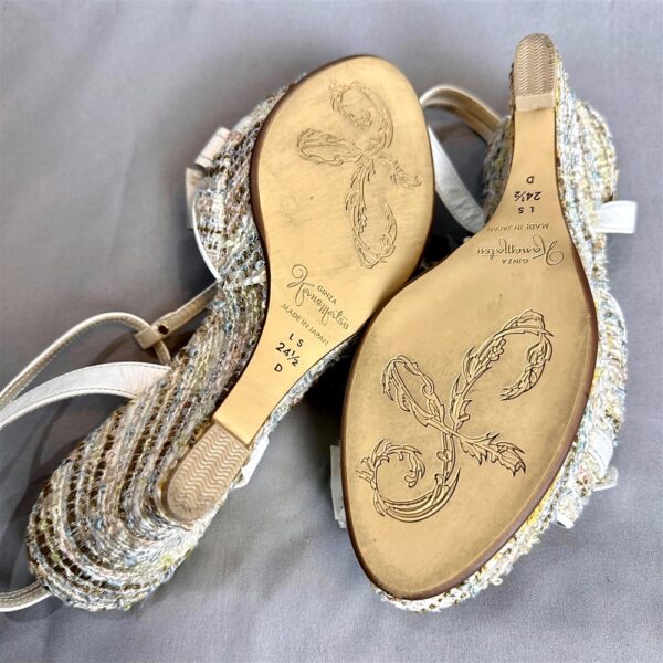 3940-Size 37.5(24.5cm)-GINZA KANEMATSU Japan sandals-Giầy nữ-Đã sử dụng11