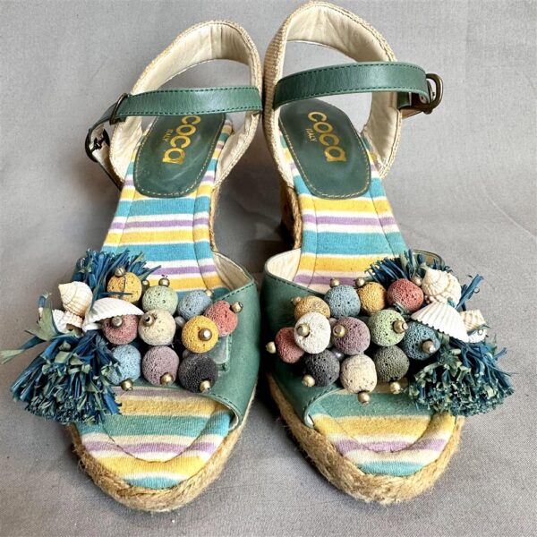 3944-Size 36.5 (23.5cm)-COCA Italy summer sandals-Giầy nữ-Đã sử dụng3