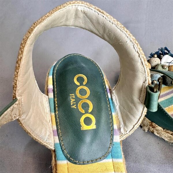 3944-Size 36.5 (23.5cm)-COCA Italy summer sandals-Giầy nữ-Đã sử dụng11