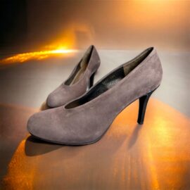 7510-Size 37.5 (24.5cm)-UNTITLED suede leather high heels-Giầy nữ-Khá mới/chưa sử dụng
