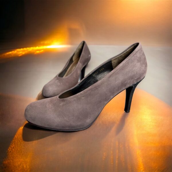 7510-Size 37.5 (24.5cm)-UNTITLED suede leather high heels-Giầy nữ-Khá mới/chưa sử dụng0