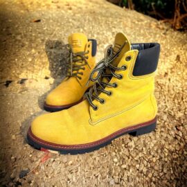 7504-Size M(23.5-24.5cm)-TOMMY GIRL suede leather boots-Giầy nữ-Đã sử dụng/khá mới