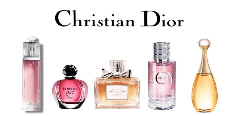 Những dòng sản phẩm chính của thương hiệu Dior 