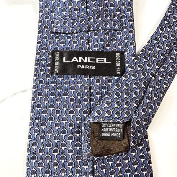 1252-Caravat-LANCEL Paris Handmade tie-Khá mới3