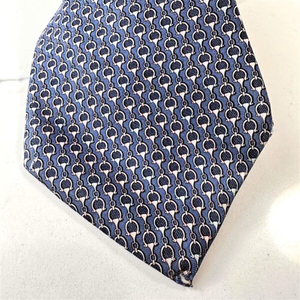 1252-Caravat-LANCEL Paris Handmade tie-Khá mới4